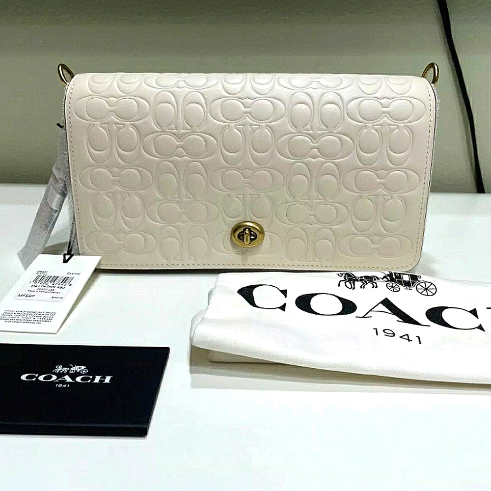NWT ~ 🌟COACH Dinky🌟 ~ Signature C design Leather